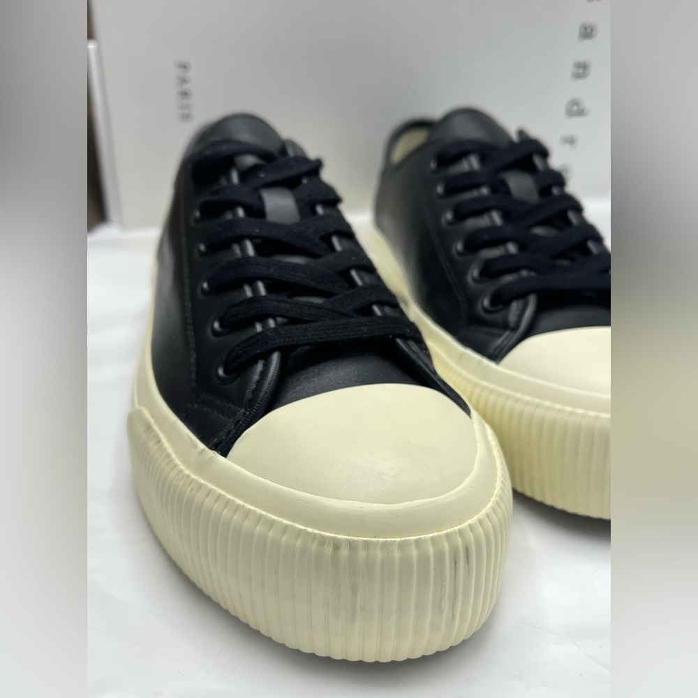 Sandro Black and Cream Sneakers - Picture 4 of 10